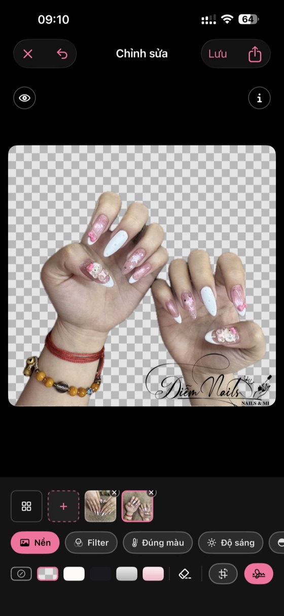 Studio background removal