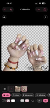Ảnh nail chụp bằng Nailmaker