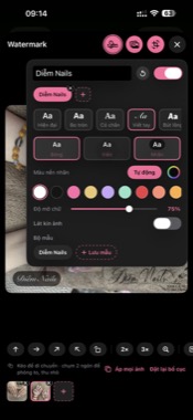 Ảnh nail chụp bằng Nailmaker